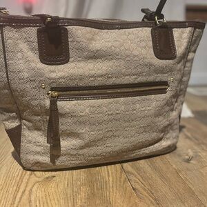 Coach Signature C Poppy Tote